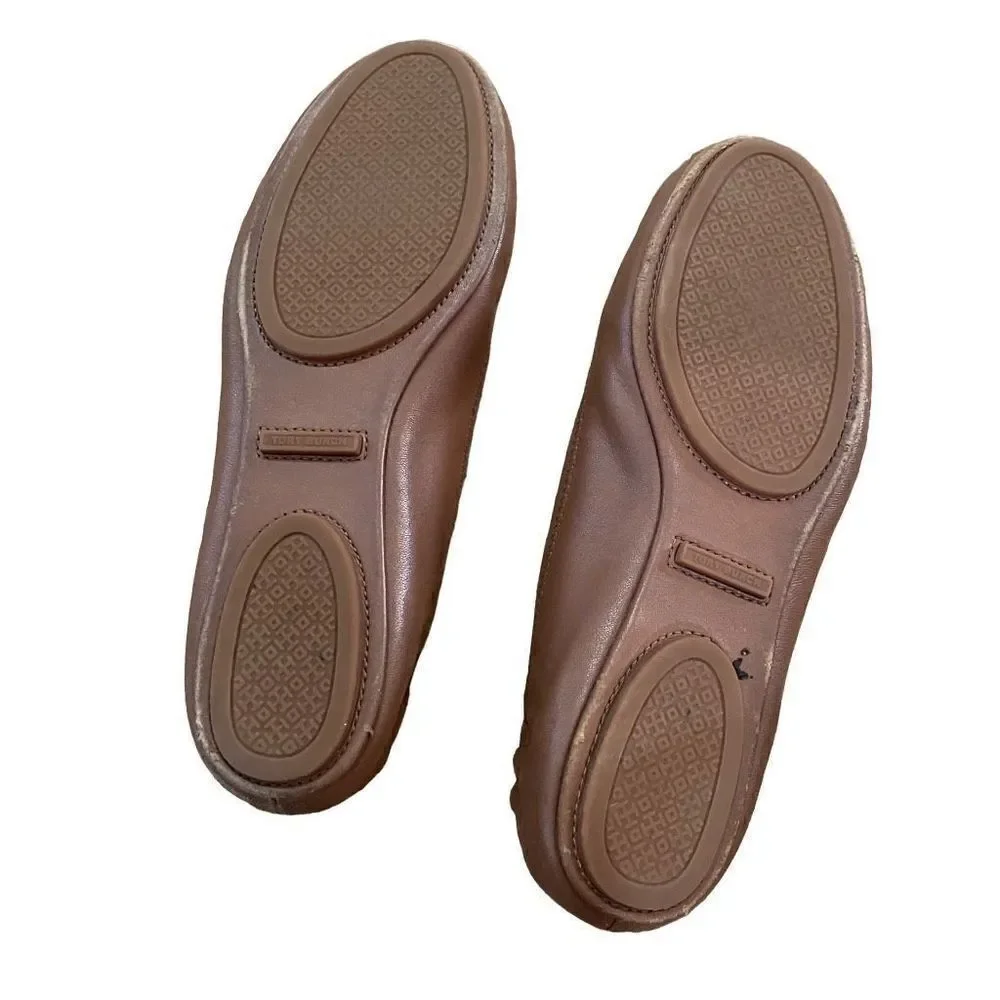 British tan Tory Burch flats size 7.5